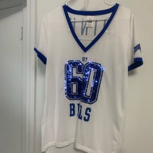 Victoria’s Secret Pink Bills jersey shirt size large